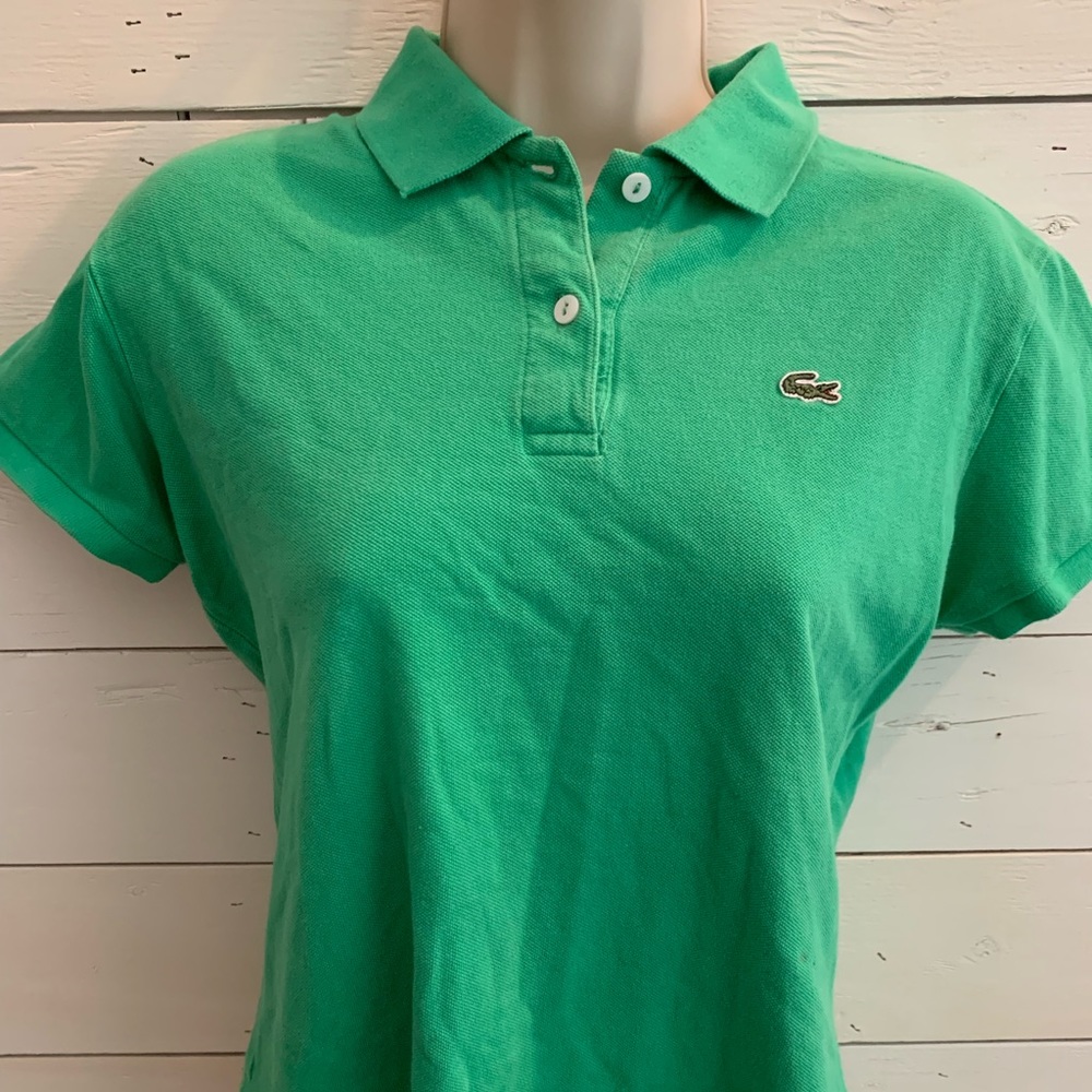 Lacoste Green Polo Shirt size 40 (medium).